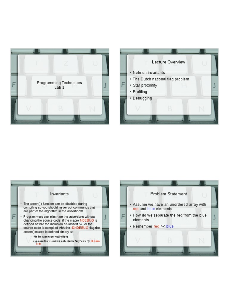 Lab1 - 4 Slides Per Page | PDF | Algorithms | Mathematical Concepts