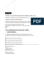 Get Unlimited Downloads With A Subscription: Almodnak-E Az Androidok Elektronikus Baranyokkkal - Philip K. Dick