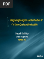 Integrating Design IP and Verification IP: - To Ensure Quality and Predictability