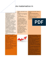 Modele Matematice in Economie