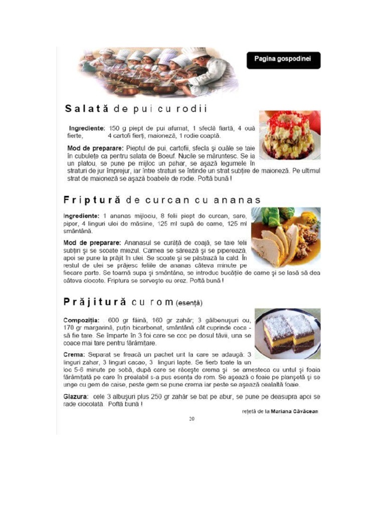 Retete - Speranta | PDF