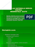 Infectii AINFECTII ALE SISTEMULUI NERVOS CENTRAL - Pptle Sistemului Nervos Central