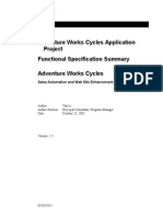 Functional Specification Summary