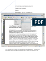 Creating Hyperlinks in PDF Documents PDF