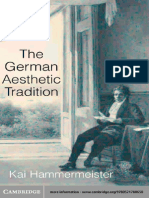 Kai Hammermeister the German Aesthetic Tradition