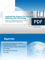 Engineering Support of Planning and Scheduling Revsion 81