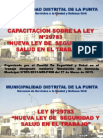 Exposicion Ley de Seguridad y Salud en El Trabajo