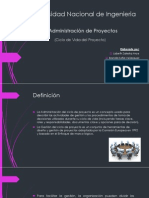 Ciclo de Vida Del Proyecto