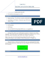 L 12-A Interfacing An LCD To The Avr: Objectives