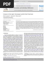 Download Creatures of the night Chronotypes and the Dark Triad traits by thedarktriad SN251588742 doc pdf