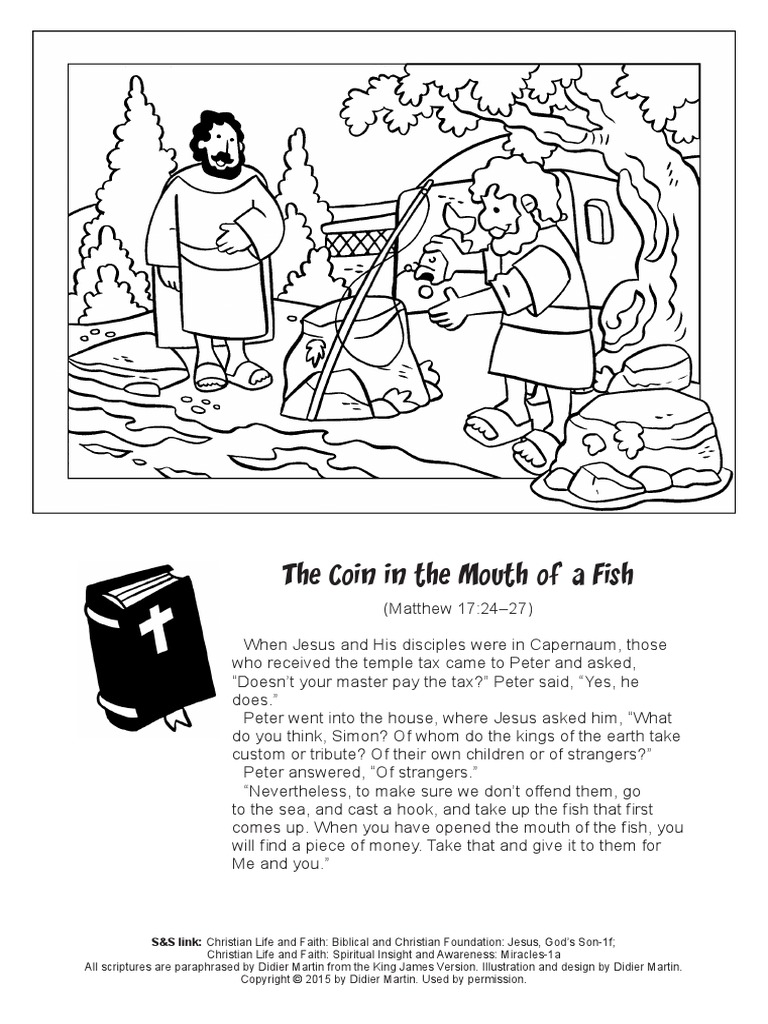 free coloring pages miracles of jesus