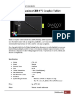 Marketing of Wacom Bamboo Graphic Tablet CTH