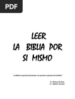 Leer La Biblia Por Sí Mismo