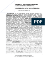 AGE Pinesso - Prestação de Garantias Reais e Fidejussórias - EJAP