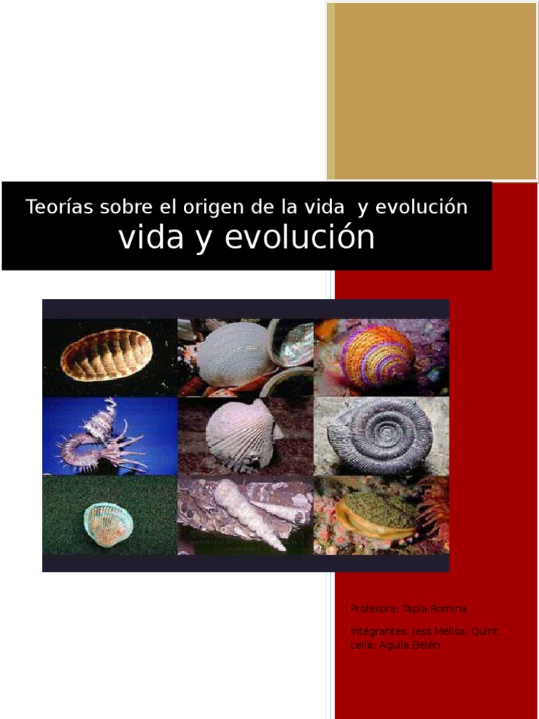 Teorías del Origen y Evolución de la Vida | PDF | Evolución | Charles ...