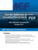 Carrier Ethernet Access Reference Presentation