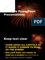 Effective PowerPoint Presentations