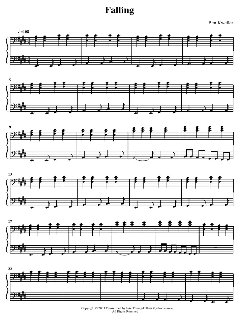 Ben Kweller Falling Copyright Law Law