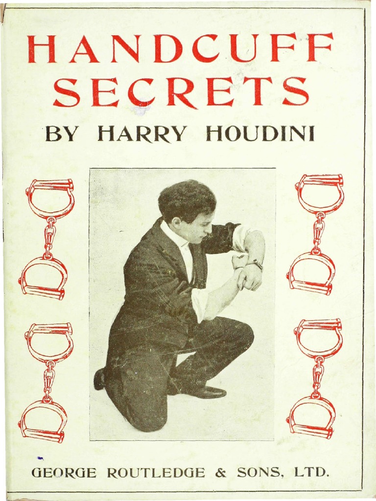 Handcuff Secrets By Harry Houdini Handcuffs - 