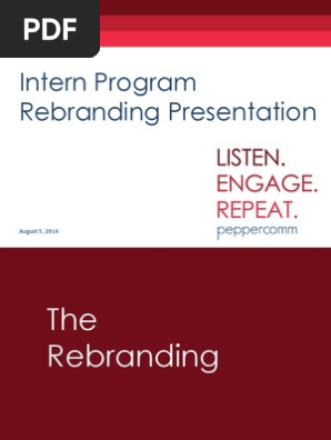peppsquad rebrand presentation