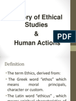 01 - History of Ethical Studies Human Actions