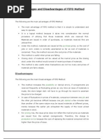 Download The Advantages and Disadvantages of FIFO Mehtod by muhammadifan2210 SN25162137 doc pdf
