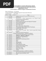 Lecture Schedule - 11IT502 - VCD