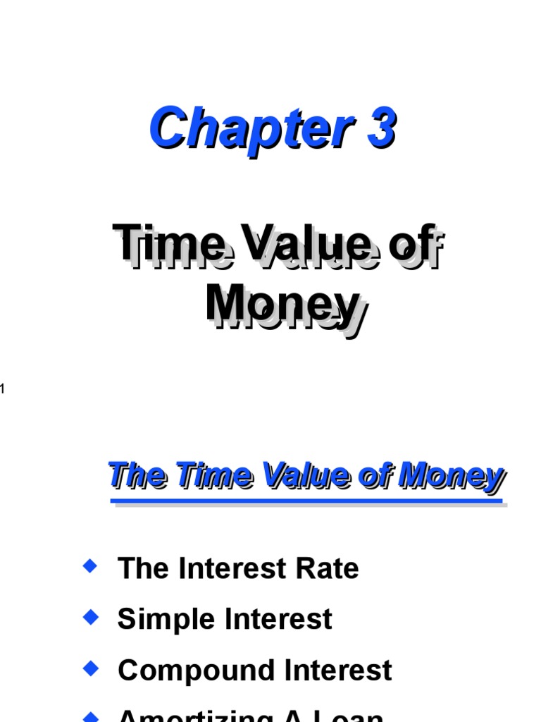 Time Value of Money Explained | PDF | Interest | Compound Interest