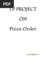 Pizza Order