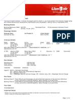 Lion Air Eticket (XZTYTR) - Desmawati PDF