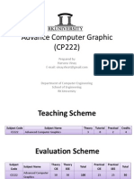 Advance Computer Graphic (CP222) : Prepared by Harsora Vinay