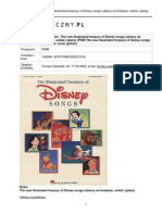 PWM Rozni The New Illustrated Treasury of Disney Songs Utwory Na Fortepian Wokal I Gitare