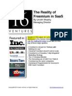 The Reality of Freemium in SaaS