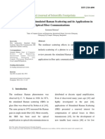 An Introduction to Stimulated Raman Scattering and Its Applications in Optical Fiber Communications