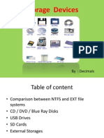 Storage Devices: Comparison of NTFS, EXT, CDs, USBs, SD Cards & External Storage