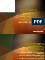 Samostalne Direktne Investicije U Inostranstvu