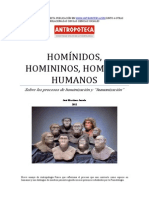 Sobre Los Procesos de Hominización y Humanización