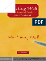 Writing Well - The Essential Gui - Mark Tredinnick