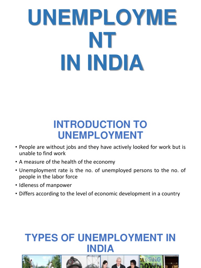 Unemployment in India: An Overview | PDF | Unemployment | Social Science