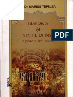 PR DR Marius Ţepelea Biserica Şi Statul Roman in Primele Trei Secole PDF