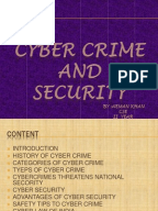 Classification of cyber crimes essay