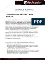 Technozion Workshop Sixth Autonomous Robot NRC