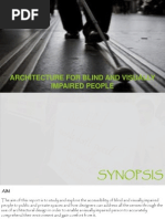 Download Dissertation on architecture for blind and visually impaired by Shilpa Sajan SN251647856 doc pdf