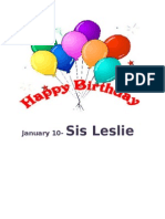 Sis Leslie: January 10