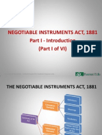 Introduction - Negotiable Instruments Act