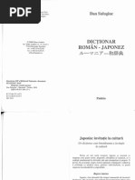 Dictionar Roman Japonez Dan Sulugiuc 2 PDF | PDF