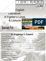 Form 3 Literature (A Fighter's Lines& Leisure)