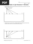 Waves and Sound Worksheet | Sound | Refraction