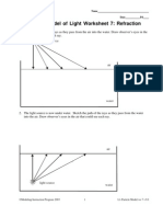 #Refraction Worksheet 1