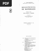 Resistencia Materiales Timoshenko I Y II | PDF